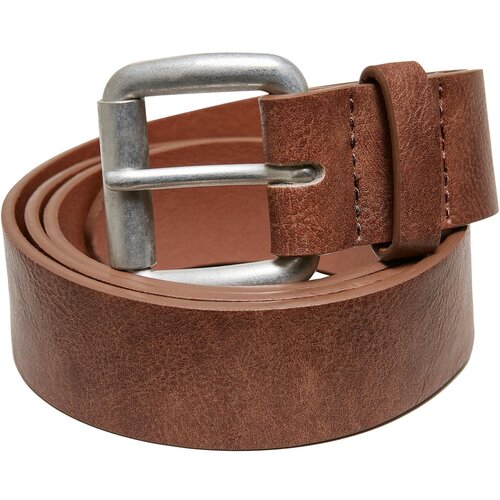Urban Classics Accessoires Synthetic Leather Thorn Buckle Casual Belt brown Slike