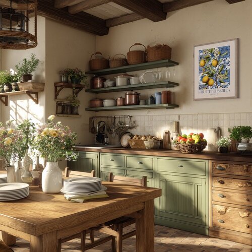 Styler Tiskana slika s okvirom 40x50 cm Sicilia &amp;ndash; Slike