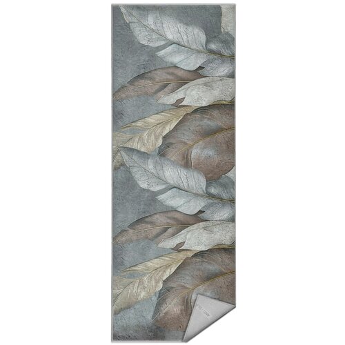 Mila Home Zelena/siva perivia staza 80x200 cm Dusty Leaves &amp;ndash; Slike