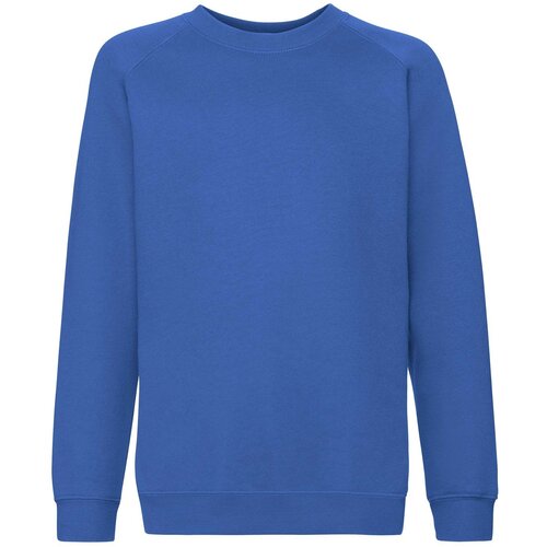Fruit Of The Loom Niebieska bluza dziecięca Raglan Sweat Slike