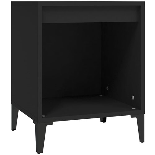 Maison Chic Nočna omarica - Nočna miza črna 40x35x50 cm, (21690585) Cene