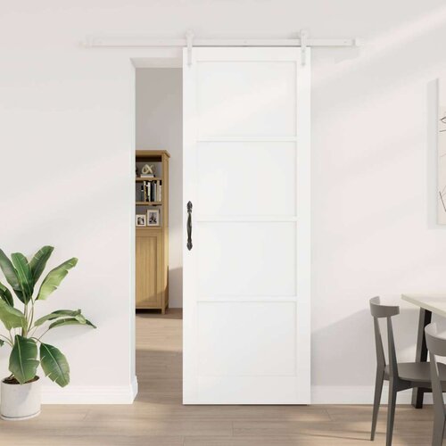  Klizna vrata ORKDAL Bijela 83 x 232 cm Masivna borovina Cijene