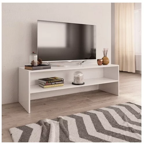  TV omarica bela 140x40x40 cm iverna plošča