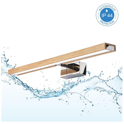 Brilagi-LED Kupatilsko osvetljenje za ogledalo WOODY MIRROR 3u1 LED/12W/230V 60 cm IP44 hrom/hrast Slike