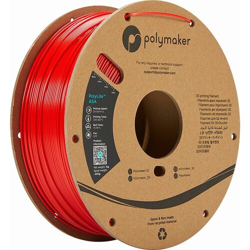 Polymaker polylite asa rdeča - 1,75 mm / 1000 g Cene