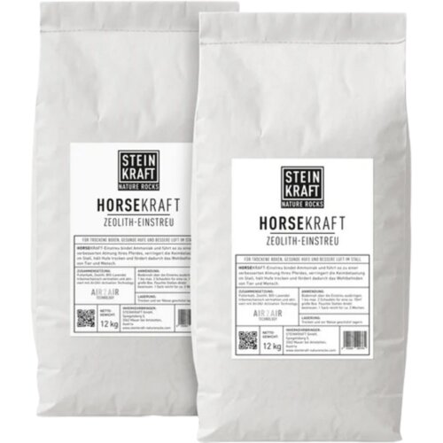 Steinkraft Zeolitni posip za nastilj HORSEKRAFT, 2 x 12 kg - 24 kg Cene
