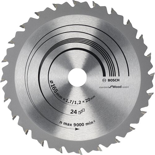 Bosch list kružne testere speedline wood 2608642601, 165 x 20/16 x 1,7 mm, 24 Cene