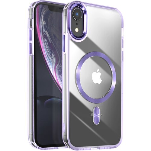 AVIZAR MagSafe ohišje za iPhone XR Crystal Color Back, Vijolična, (5000012847) Cene