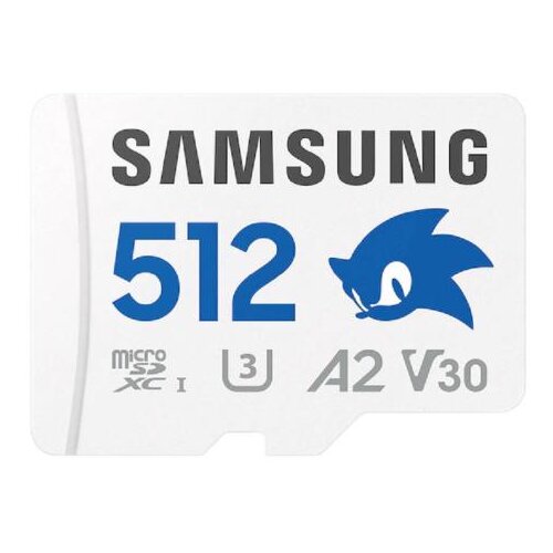 Samsung MicroSDXC + SD adapter, 512GB, PRO Plus Sonic the Hedgehog (MB-MD512SA/LC1) Cene