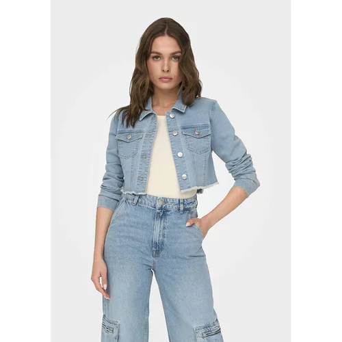 Only Jeans jakna Wonder 15256098 Modra Regular Fit