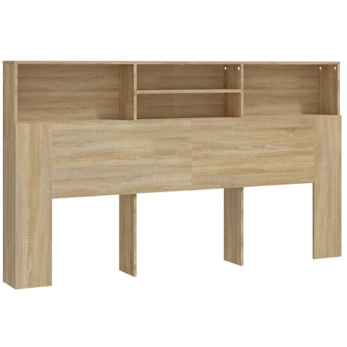 Maison Chic vzglavna omarica - nočna omarica - posteljna omarica sonoma hrast 180x19x103,5 cm, (21670698) Slike