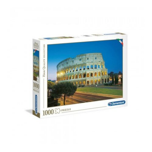 Clementoni puzzle 1000 italian collection - roma- colo Cene