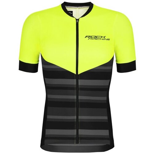 Rock machine Men's Cycling Jersey MTB/XC - Black/Green Slike