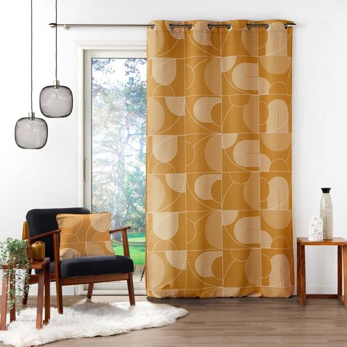 Douceur d int&amp;eacute;rieur Zavjesa u bakrenoj boji 140x280 cm Esquisse &amp;ndash; Slike