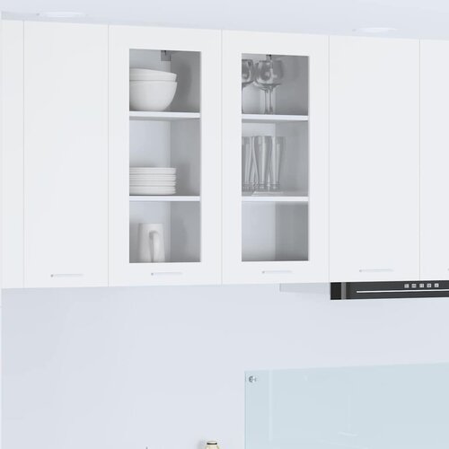 Viseći ormarić 2 pcs Bijelo 40 x 31 x 80 cm Konstruirano drvo Cijene