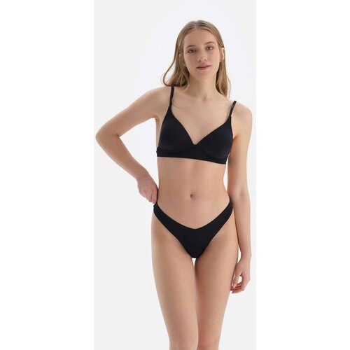 Dagi Bikini Top - Black - Plain Cene
