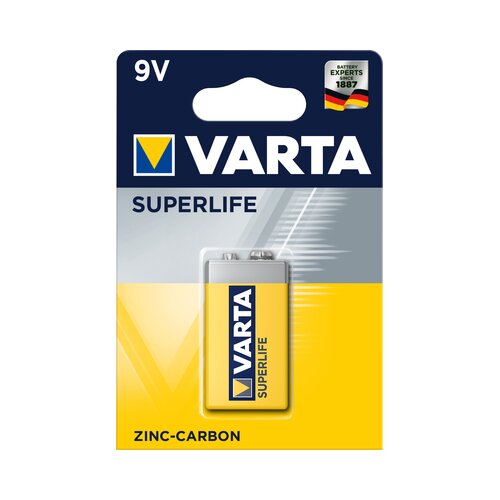 Varta cink-karbon baterija 9V ( VAR-6F22/1BL ) Slike