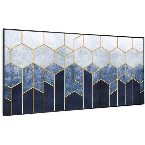 Klarstein wonderwall air art smart, infracrveni grijač, plava linija, 120 x 60 cm, 700 w Cijene