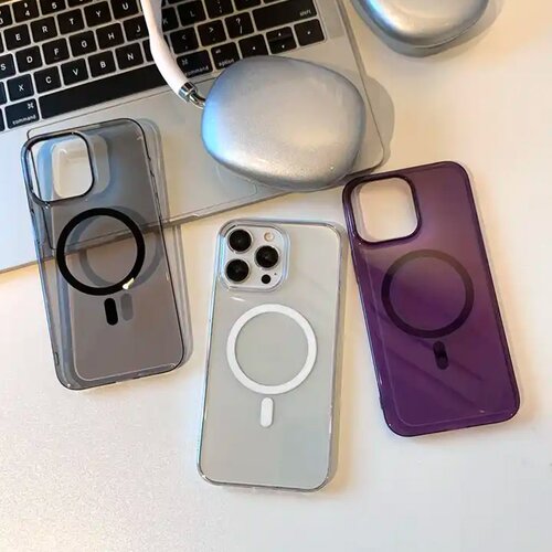  Maska za iPhone 14 Transparent Mag Case crna Cene
