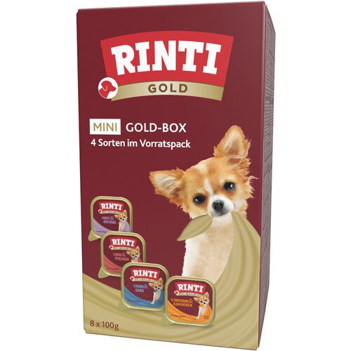 Rinti Gold Mini 6 x 100 g - Miješano pakiranje: 4 vrste (8 x 100 g) Cijene