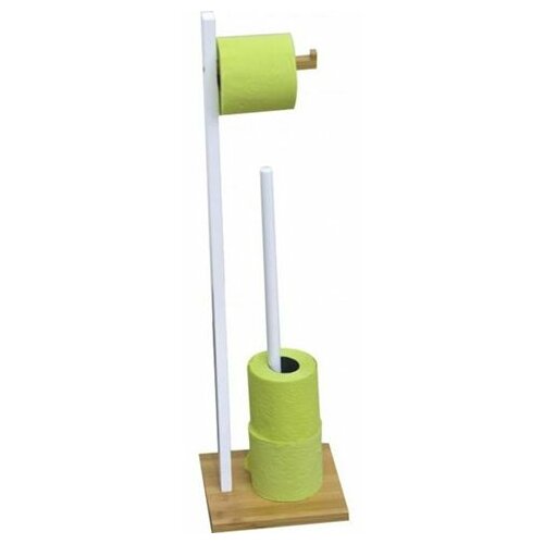 Tendance držač toalet papira i wc četke mdf bambus Slike