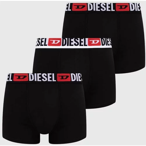 Diesel Bokserice 3-pack za muškarce, boja: crna