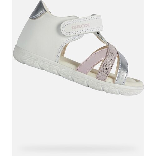 Geox White Girls Sandals Alul - Girls Slike