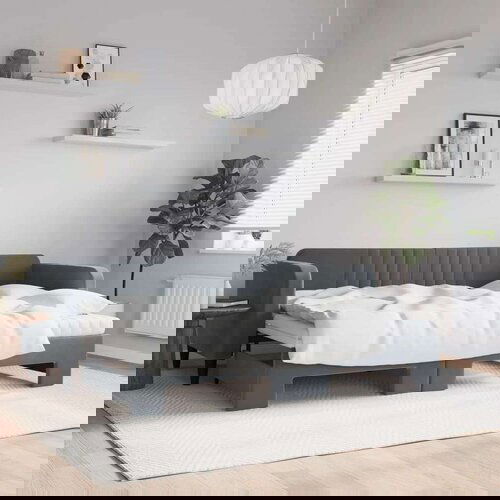  Dnevni krevet na razvlačenje tamnosivi 80 x 200 cm bar&amp;scaron;unasti Slike