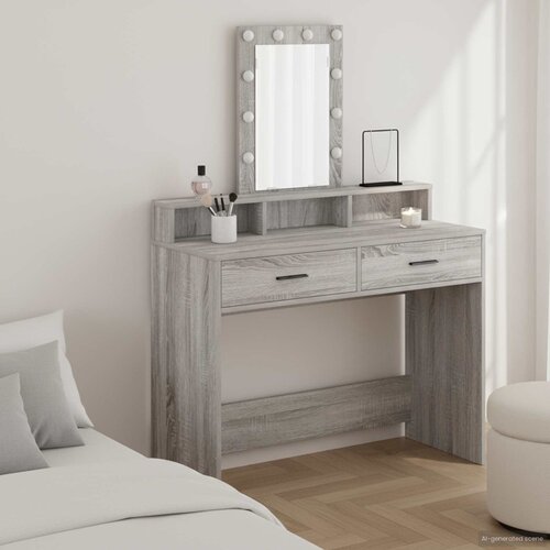  Toaletni stol Siva 100 x 41 x 140 cm Konstruirano drvo Cene