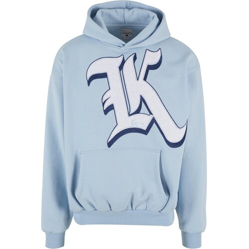 Karl Kani Sweater majica noćno plava / svijetloplava / bijela Cijene