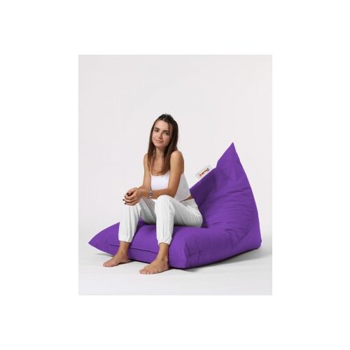 Atelier Del Sofa lazy bag Pyramid Big Bed Pouf Purple Slike