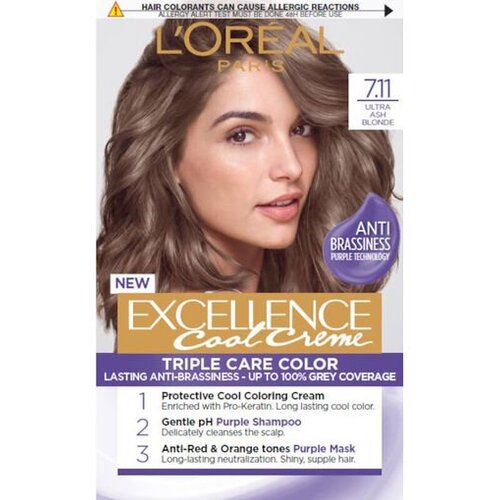 L´Oréal Paris Excellence Cool Creme barva za lase odtenek 7.11 Ultra Ash Blond Cene