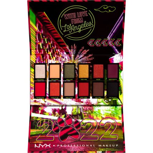 NYX Professional Makeup Lunar New Year 2022 paleta senčil za oči 12x0,85 g Cene