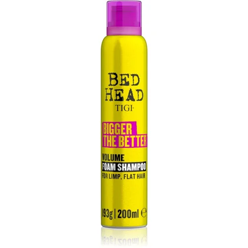 Tigi bed head bigger the better šampon u pjeni za volumen tanke kose 200 ml za žene