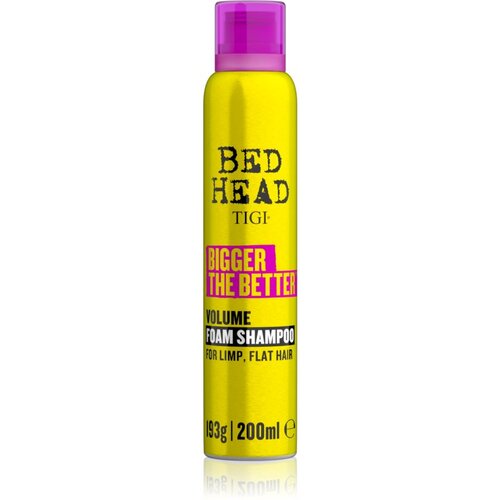 Tigi bed head bigger the Better&amp;trade; &amp;scaron;ampon v peni za volumen tankih las 200 ml za ženske Slike