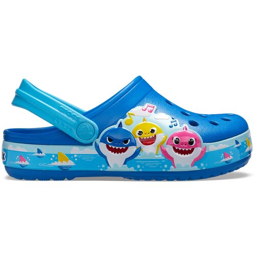 Crocs FL BABY SHARK BAND CLOG T, dečije papuče, plava 207066 Slike