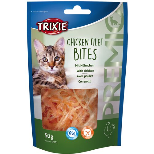 Trixie Premio Chicken Filet Bites - Varčno pakiranje: 3 x 50 g Slike