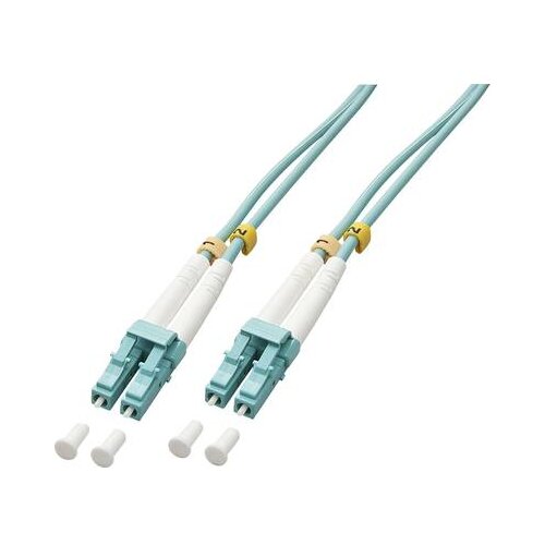 Lindy 46370 optični kabel 1 m LC OM3 Tirkizno Cene
