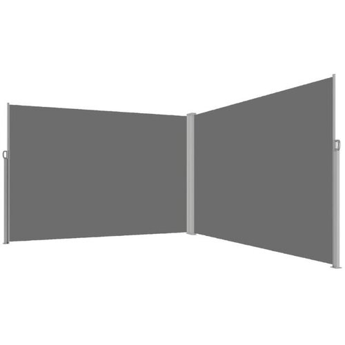  LUARO kutna bočna tenda za terasu, uvlačiva 180 x 620 cm, siva Slike