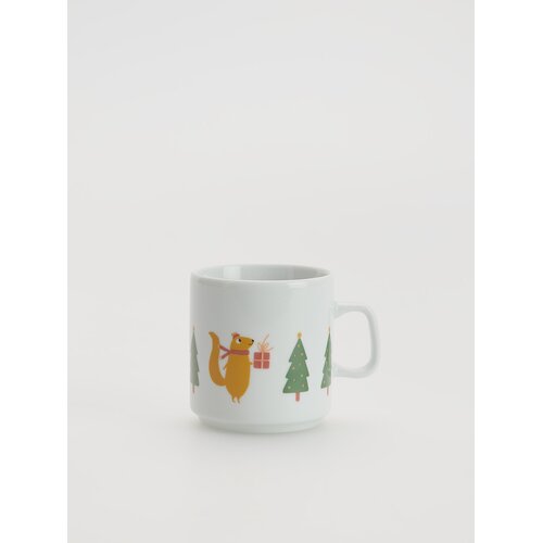 Reserved - Porcelanasta skodelica z božičnim motivom - Večbarvno Cene