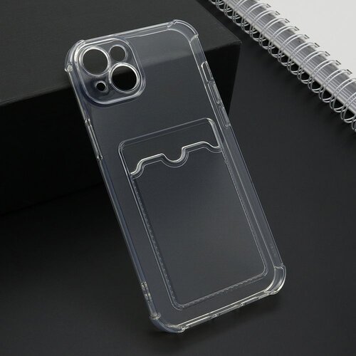  Maska card pocket za iphone 15 plus/ providna Slike