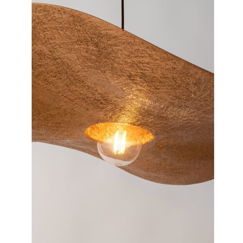  Visilica na sajli KAPELLO 1xE27/60W/230V prečnik 55 cm crna/bakarna Slike