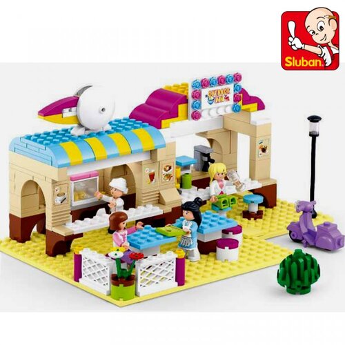 Sluban kocke restoran na otvorenom Cene