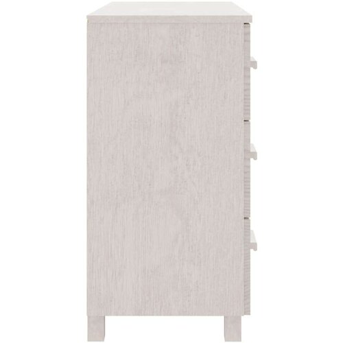 VidaXL Komoda bijela 90 x 40 x 80 cm od masivne borovine Slike