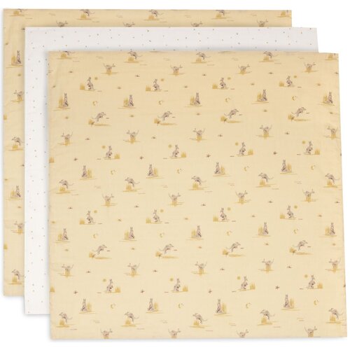 Jollein tetra pelena 70x70 cm 3/1 kangaroots Slike