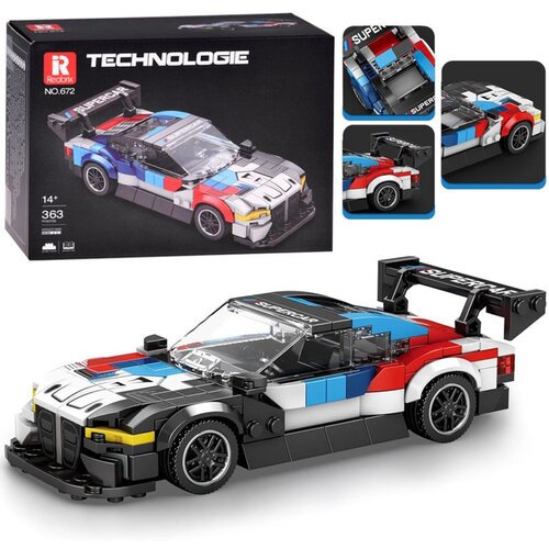  Tehnički blokovi Superauto RACING boja, spojler 363-dijelni ZA5780 Cene