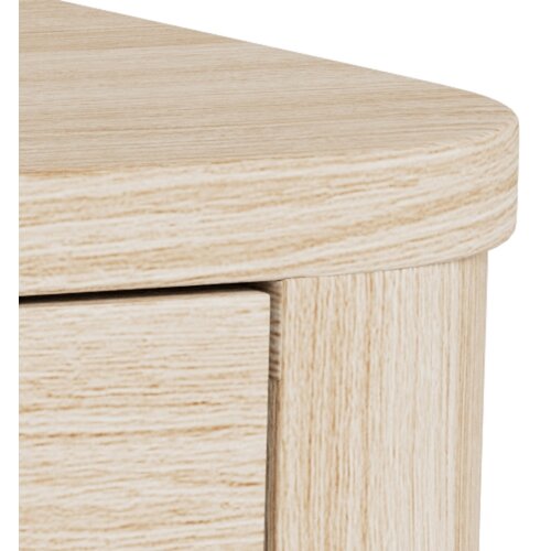 Noćni stočić MADERA 46x30 cm beli hrast Slike