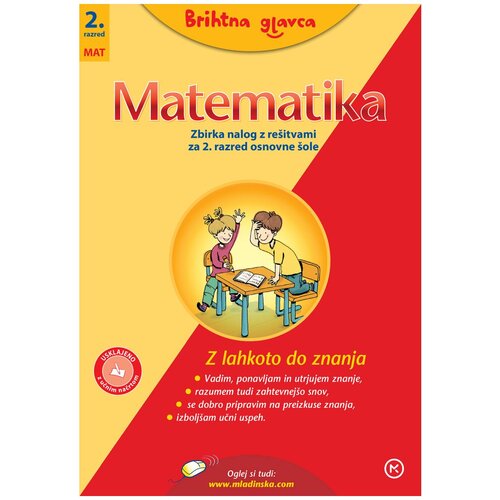 Mladinska Knjiga Brihtna glavca-matematika 2 Slike