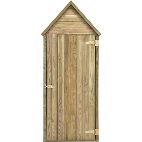  Kućica za alat od impregnirane borovine 77 x 28 x 178 cm Slike