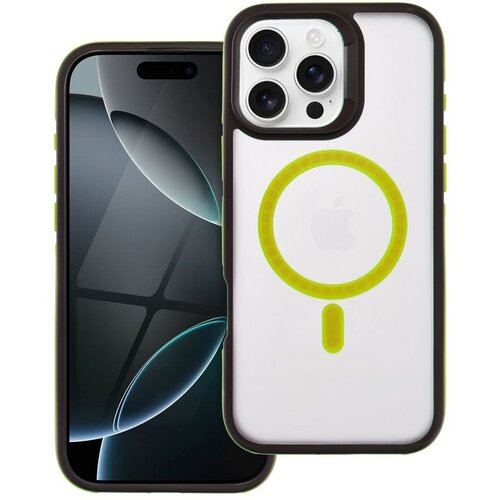  Ovitek za iPhone 16 serije NEO, združljiv z MagSafe, z ojačanimi vogali, Rumena, (5000189824) Cene